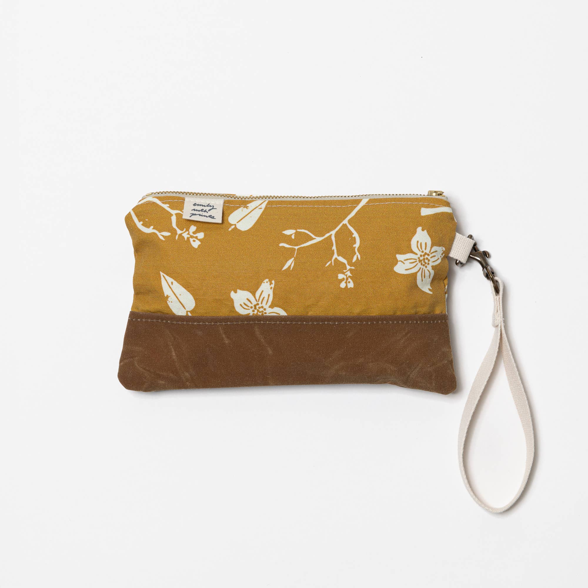 Waxed Canvas Wristlet