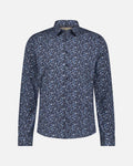 Fontainebleau | Blue Circles Men's Elevated Printed Shirt