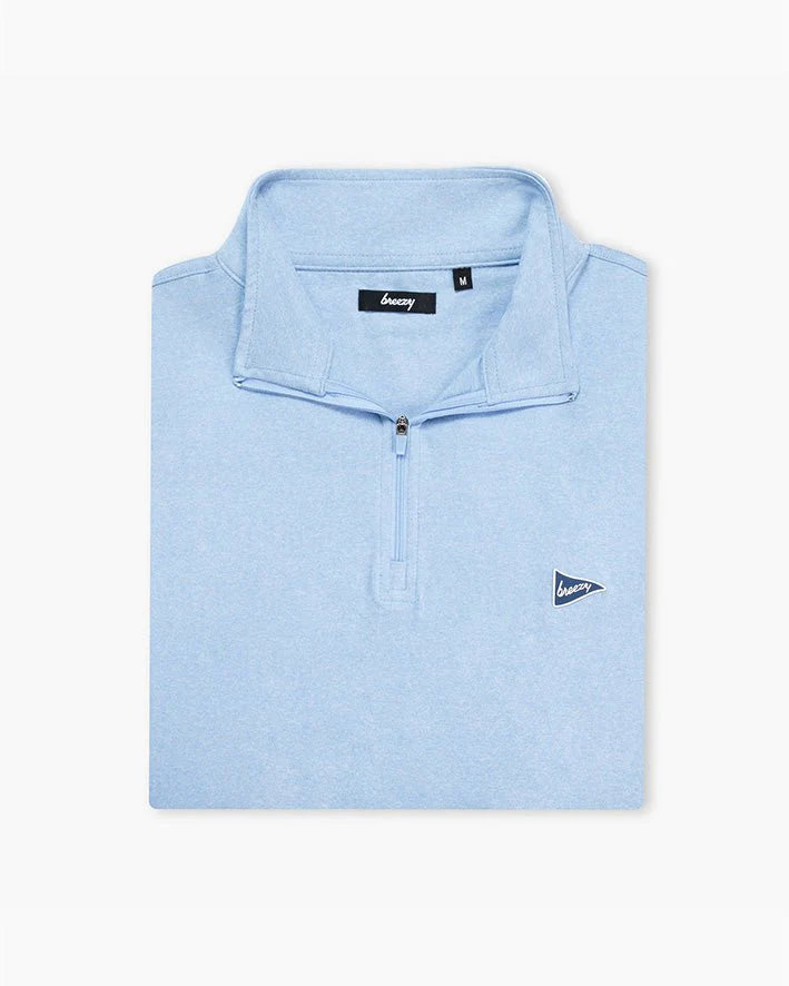 Breezy 1/4 Zip - Vista Blue