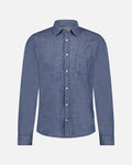 Flagler | Denim Long-sleeve Men's Shirt with Buttons