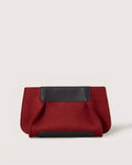 Frankie Merino Wool Clutch - Cherry Black