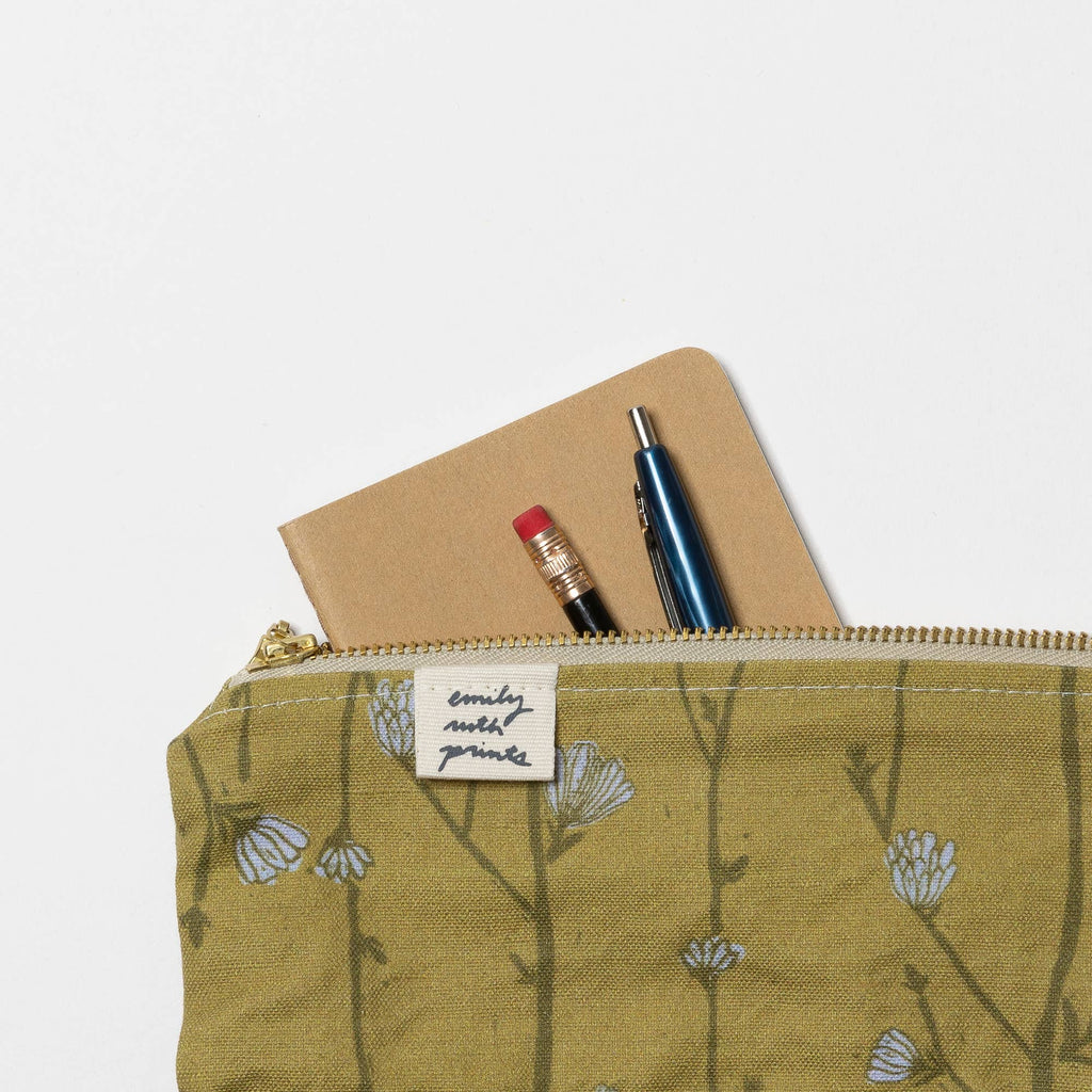 Waxed Canvas Wristlet