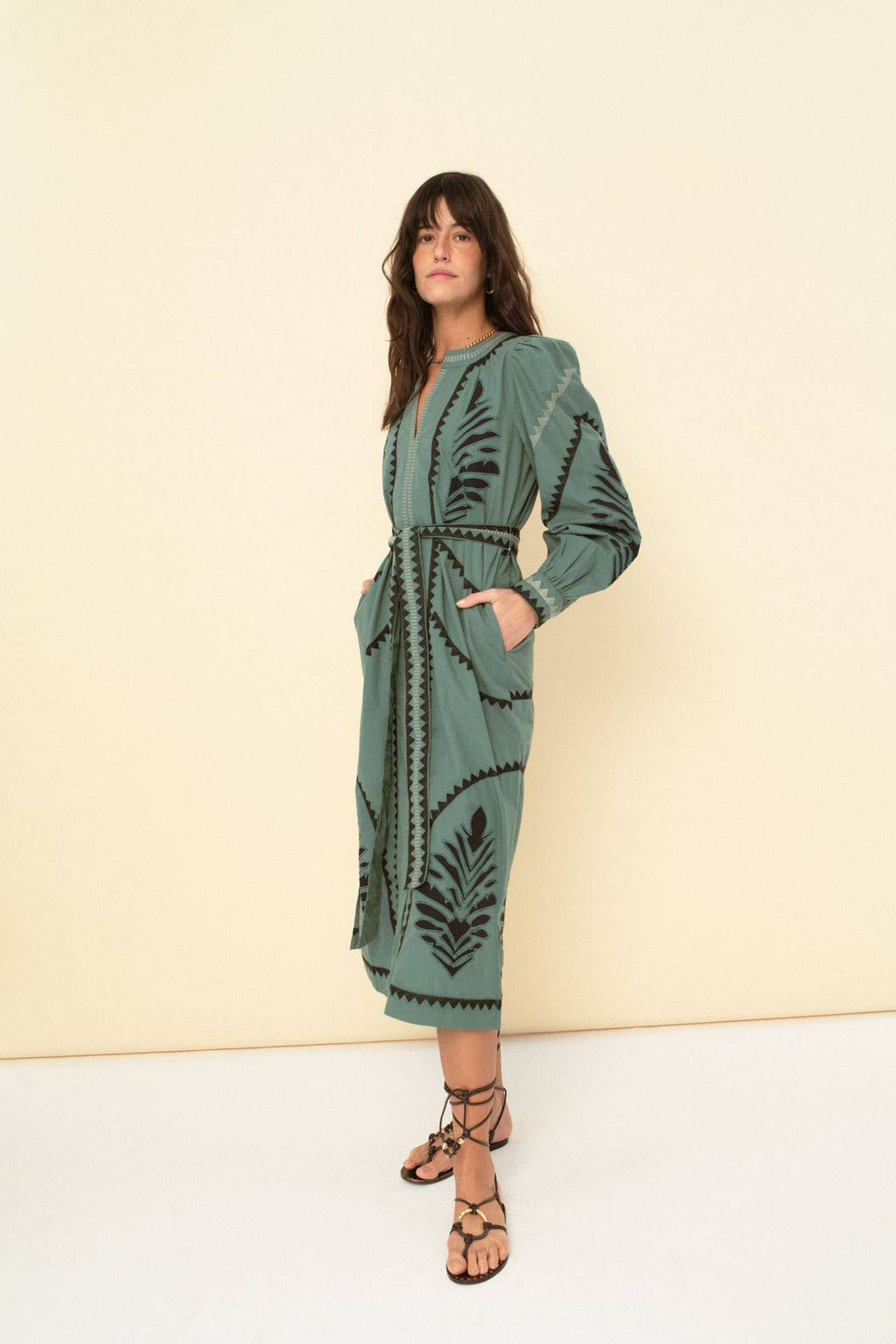 Somner Susan Dress Green 