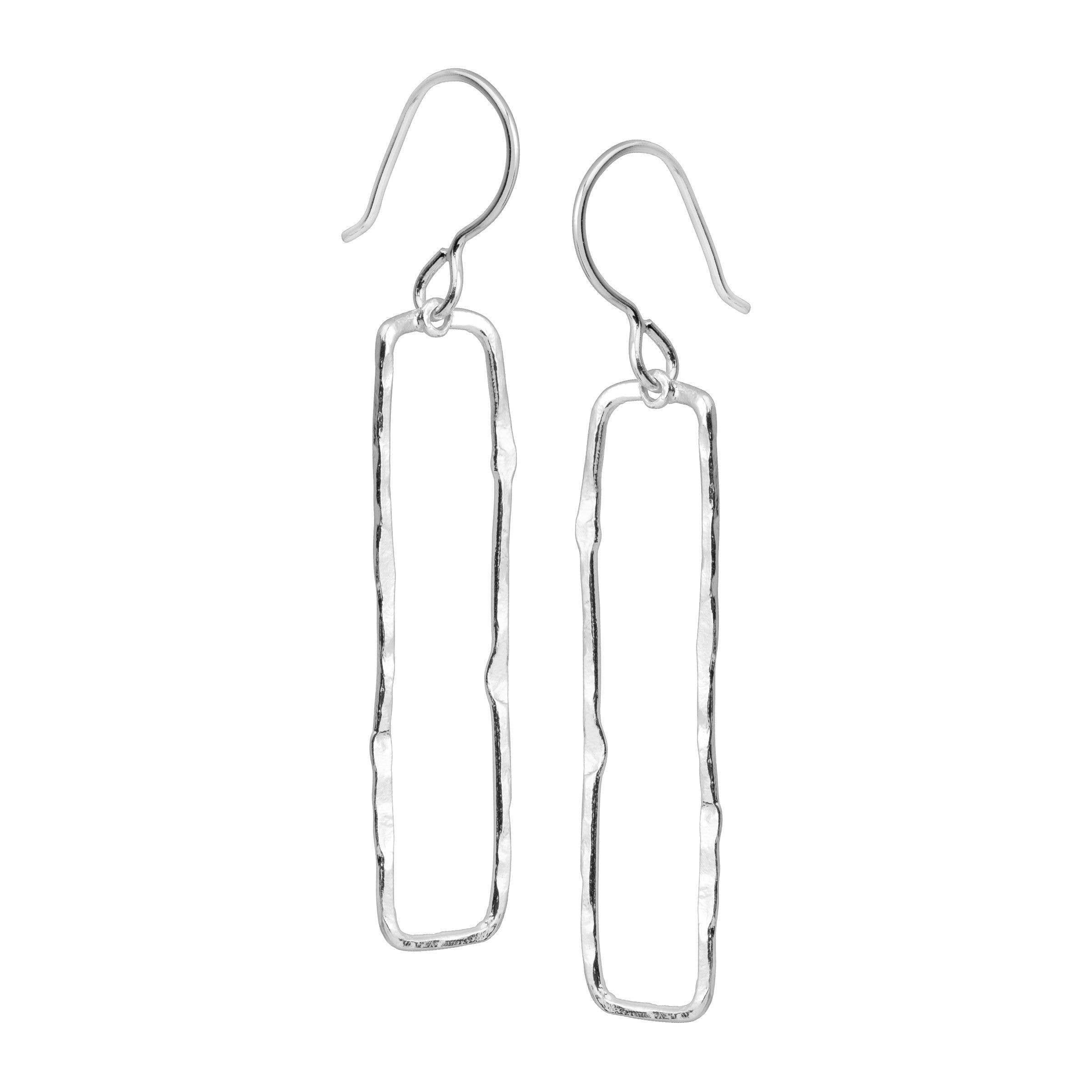 Silpada 'Balancing Act' Hammered Sterling Silver Earring