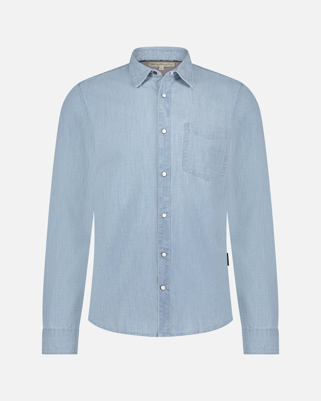 Flagler | Denim Long-sleeve Men's Shirt with Buttons