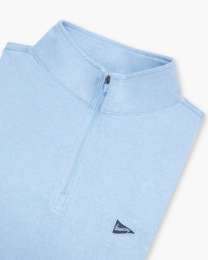 Breezy 1/4 Zip - Vista Blue
